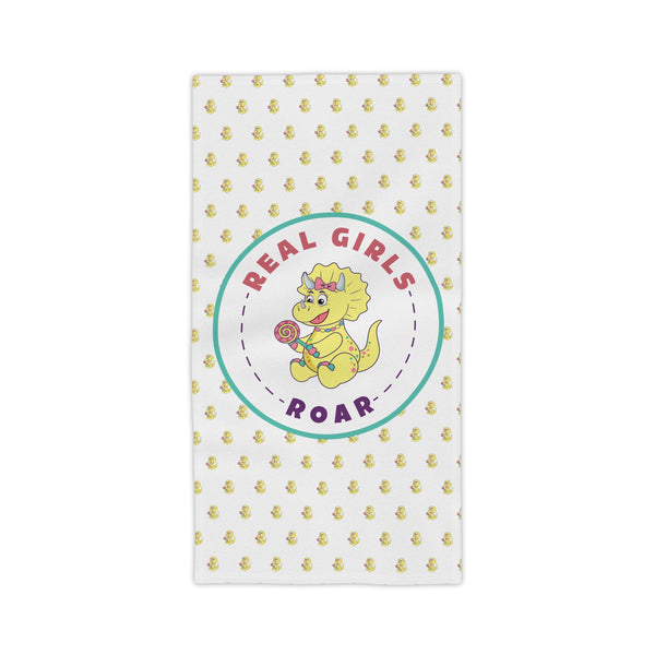 Tyra the Triceratops Beach Towel