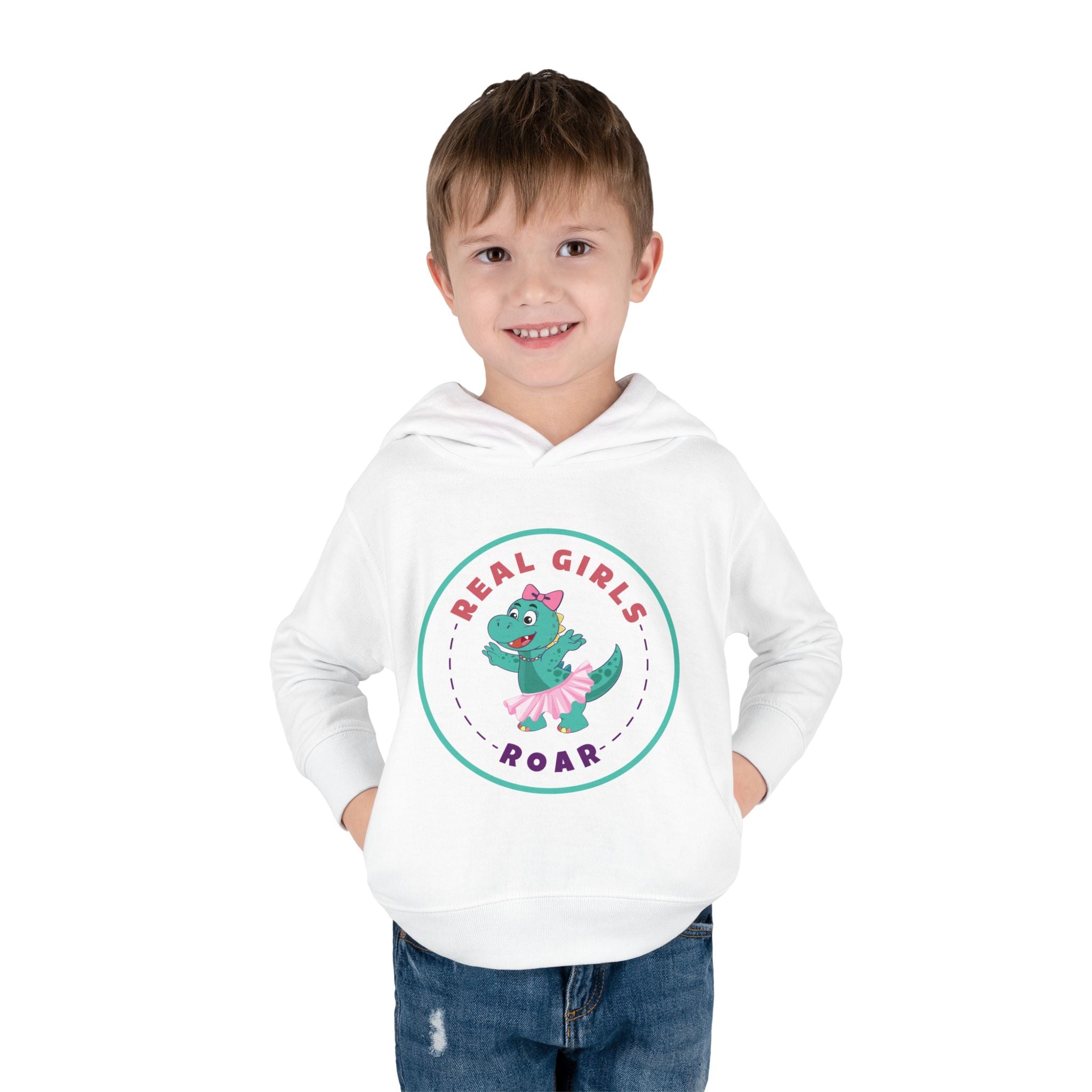 Twyla the T-Rex Kids Toddler Fleece Hoodie