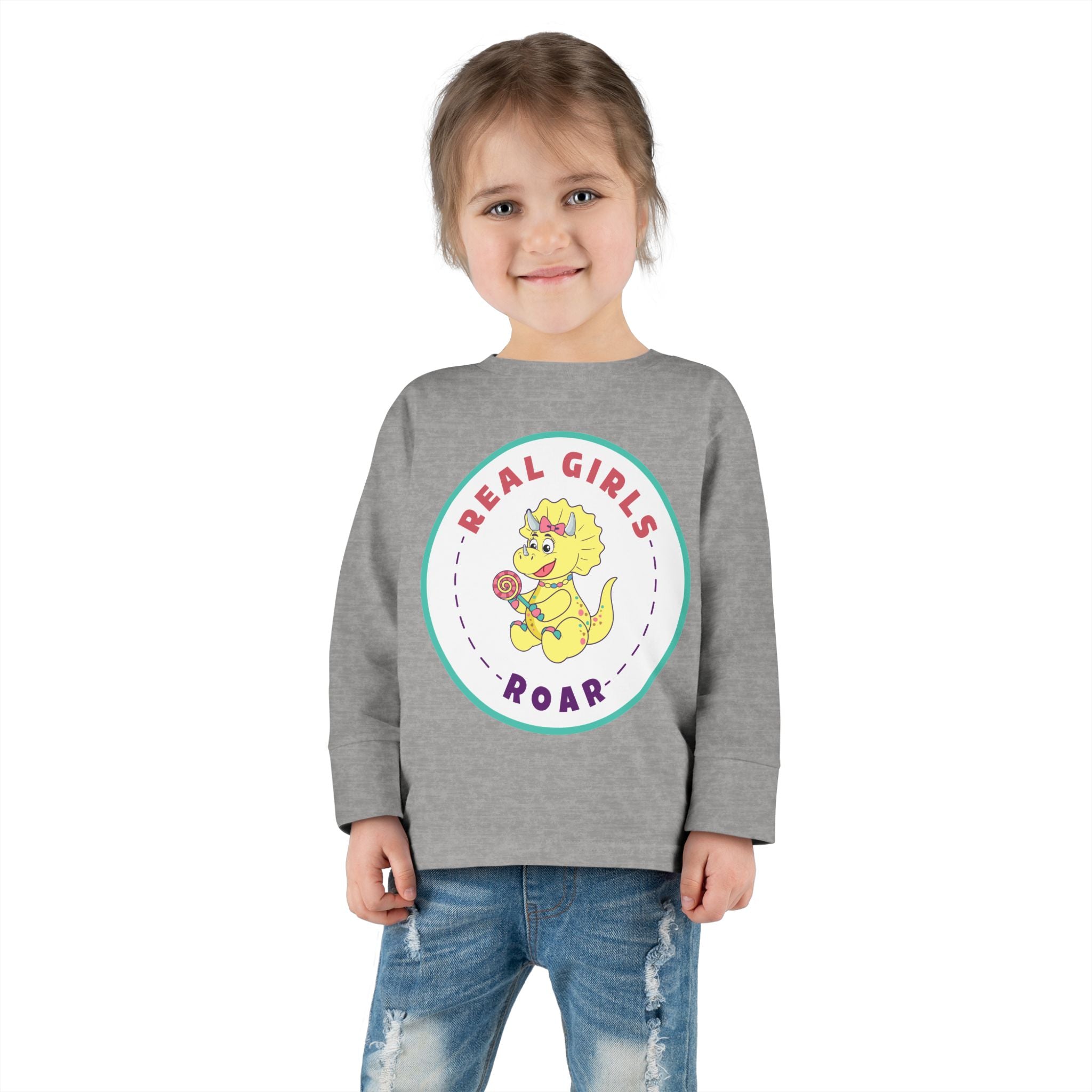 Tyra the Triceratops Long Sleeve Tee
