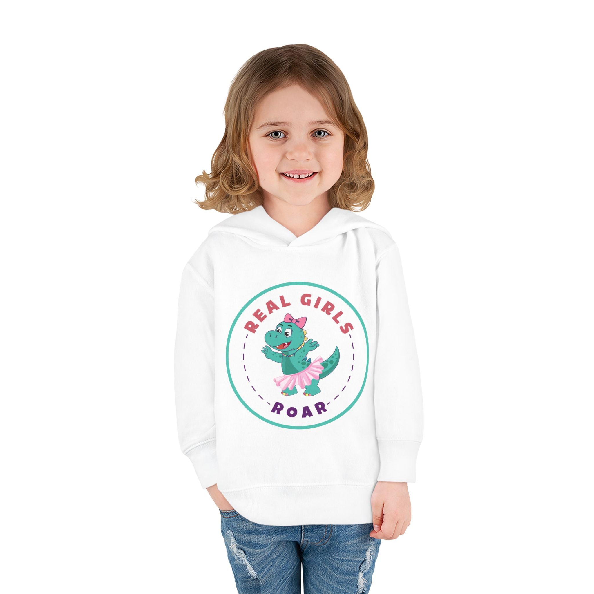 Twyla the T-Rex Kids Toddler Fleece Hoodie