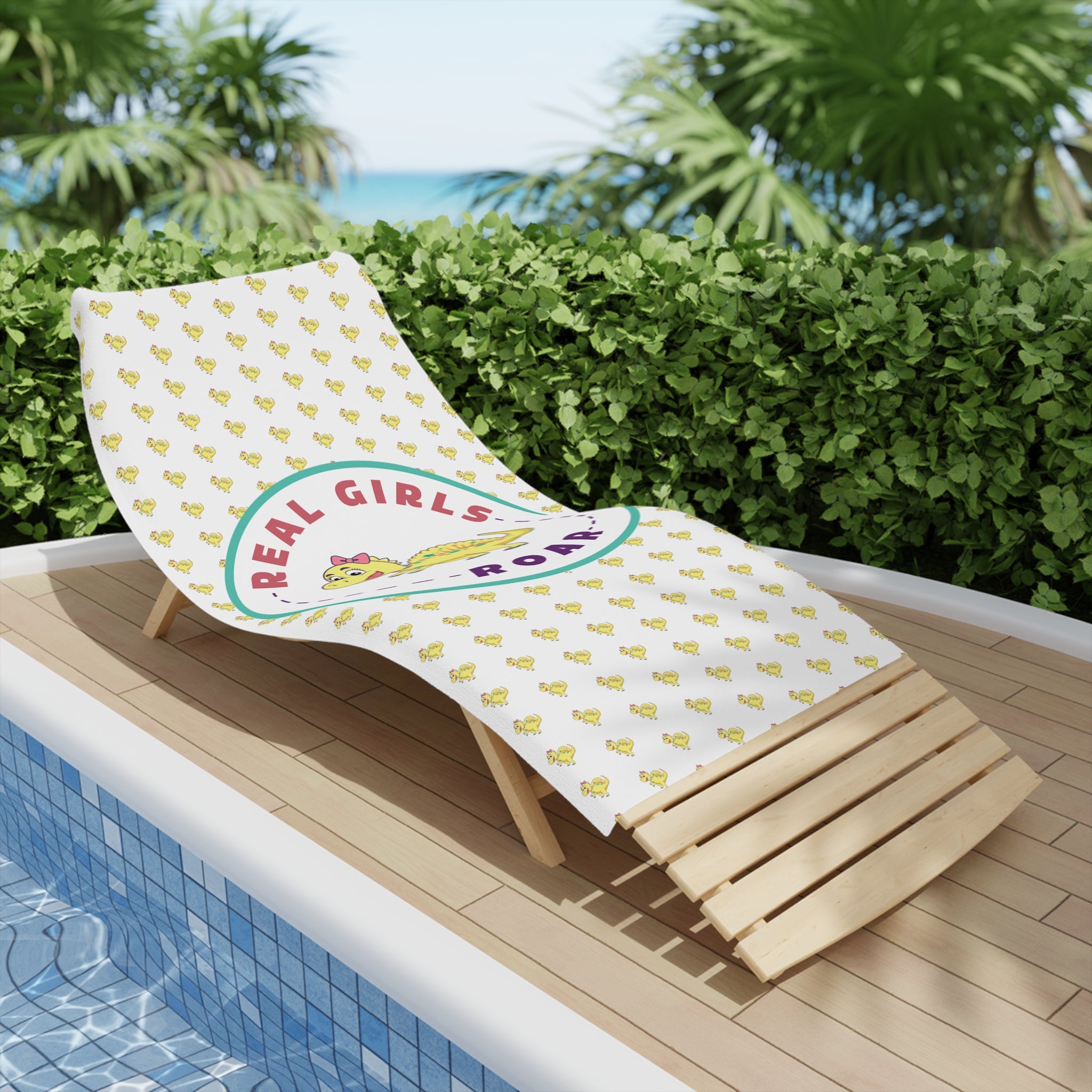 Samara the Spinosaurus Beach Towel