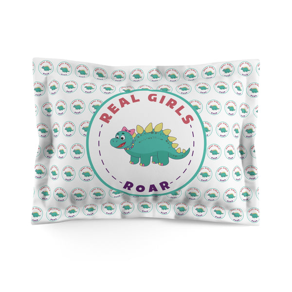 Sadie the Stegosaurus Microfiber Pillow Sham