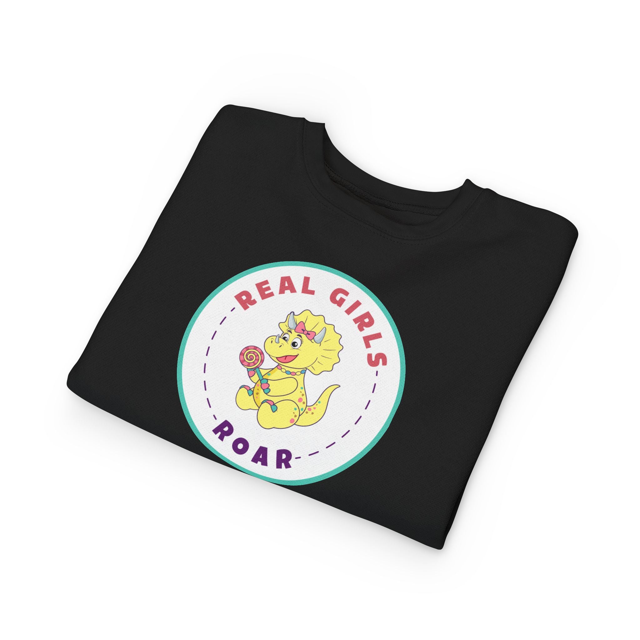 Tyra the Triceratops Kids Sweatshirt