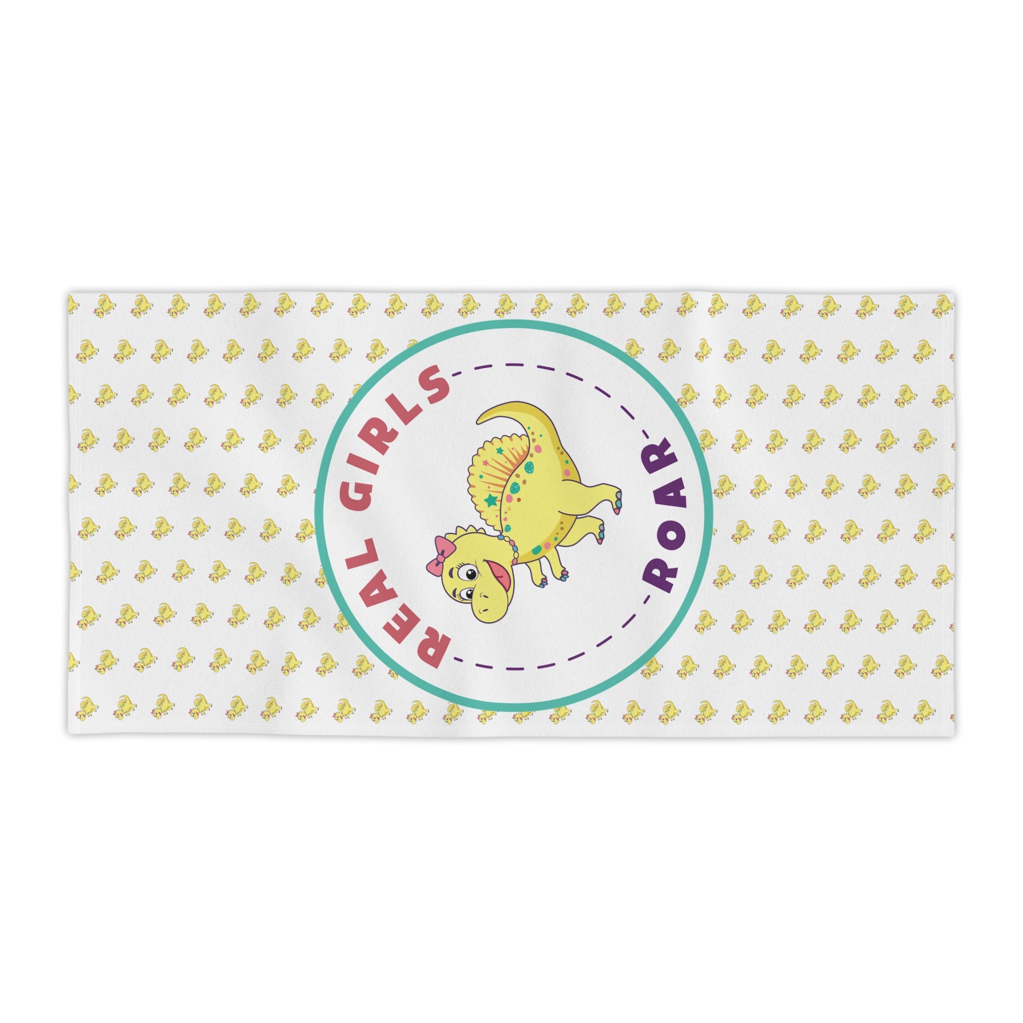 Samara the Spinosaurus Beach Towel