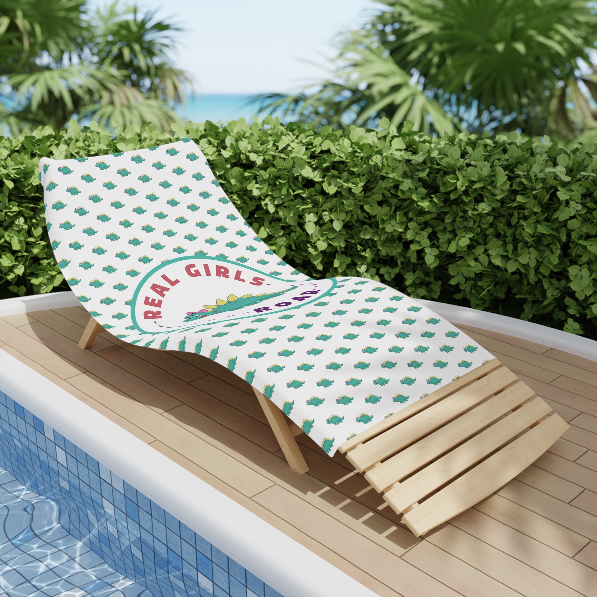 Sadie the Stegosaurus Beach Towel
