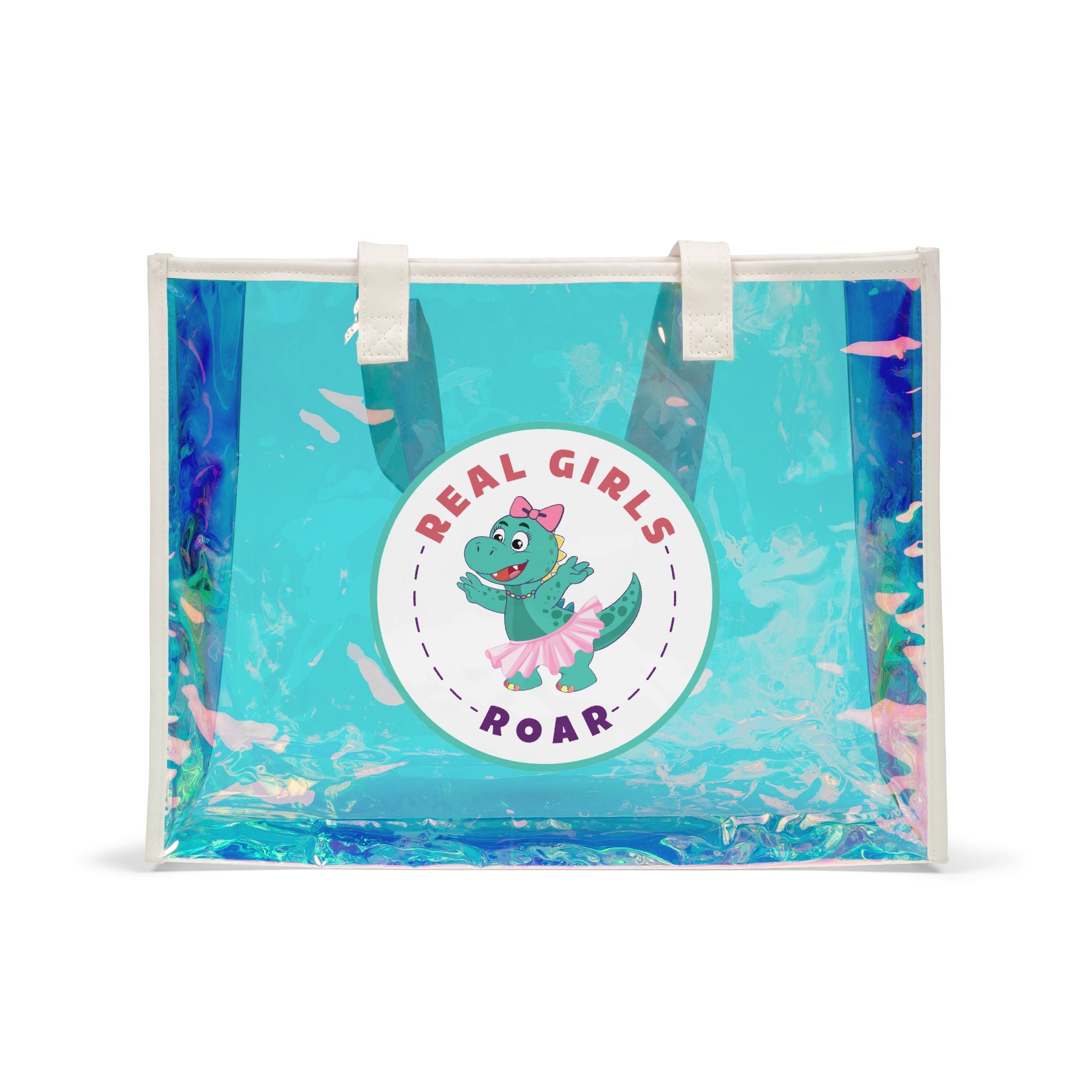 Twyla the T-Rex Beach Tote Bag