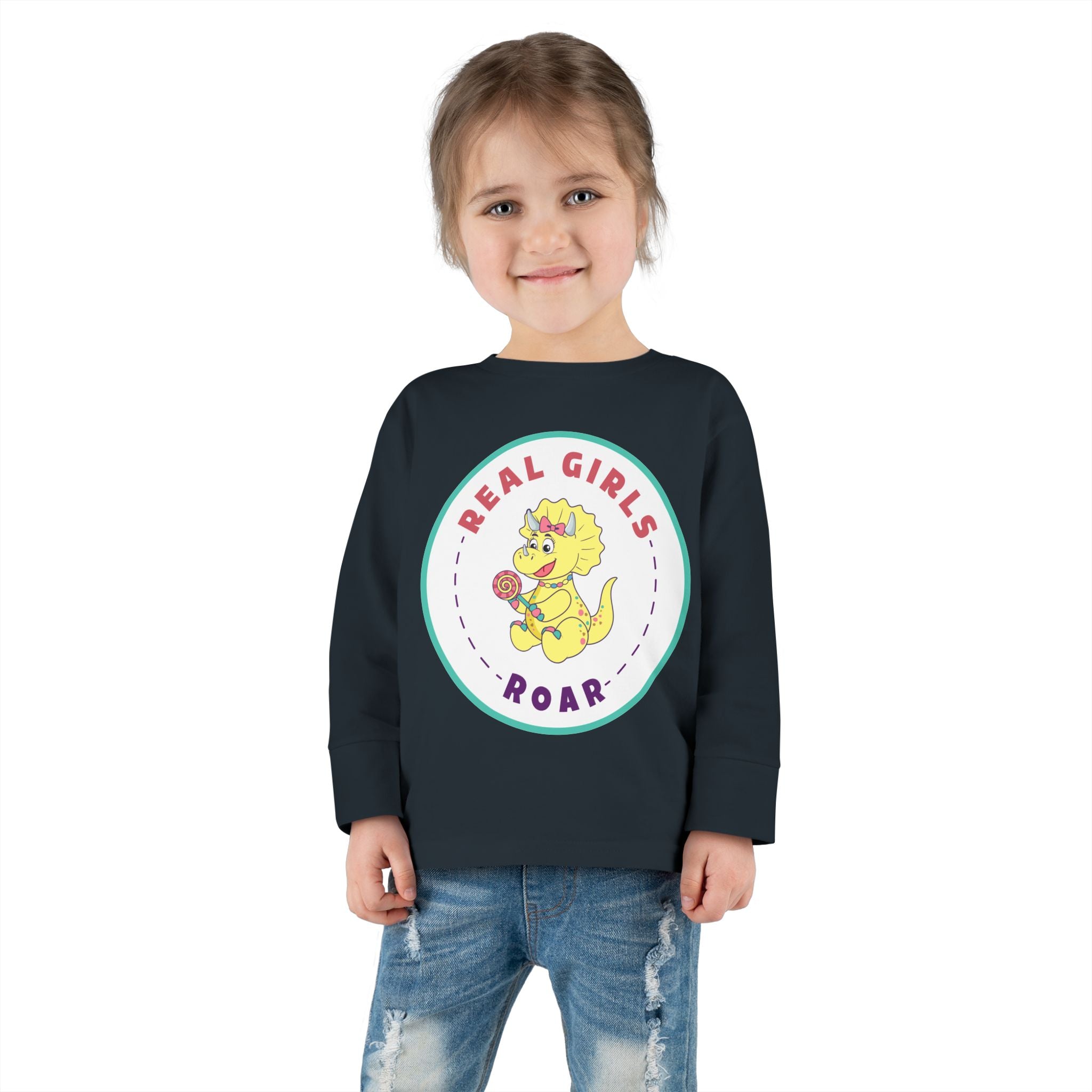 Tyra the Triceratops Long Sleeve Tee