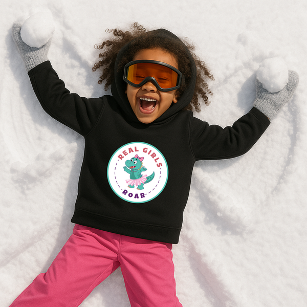 Twyla the T-Rex Kids Toddler Fleece Hoodie
