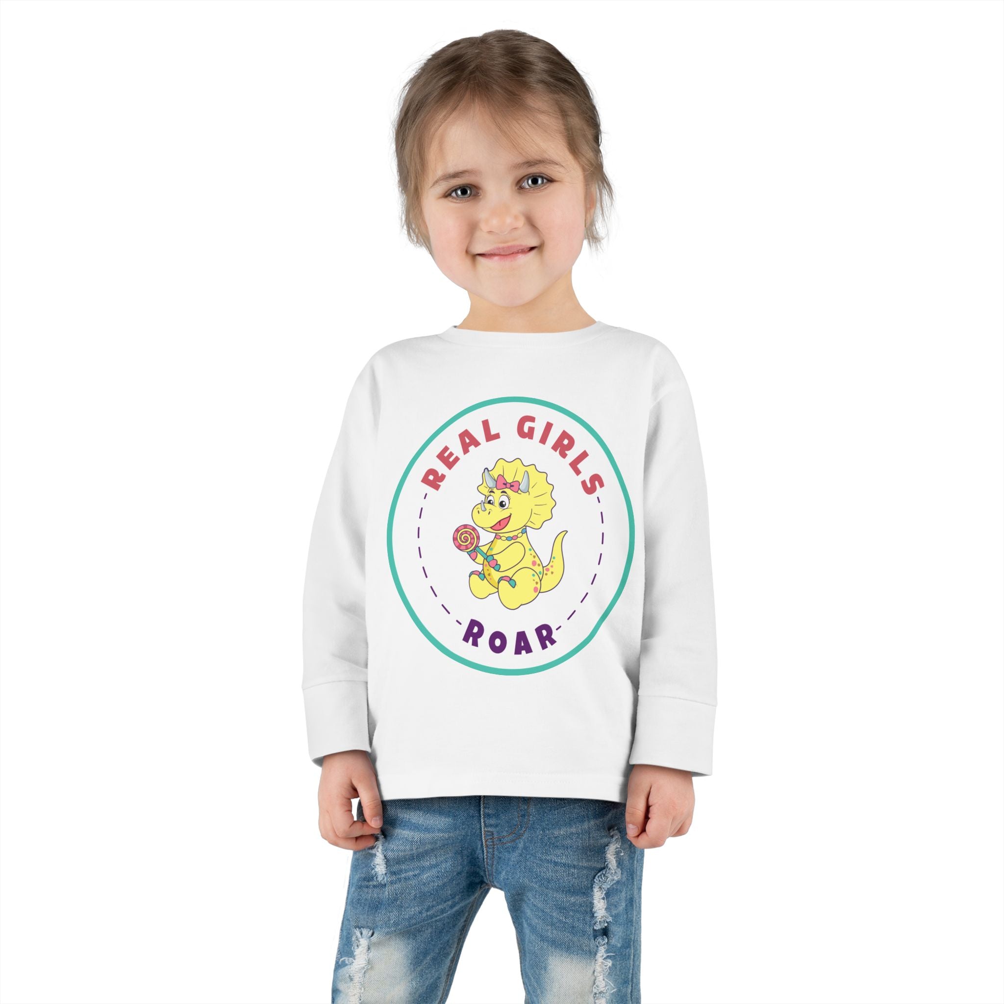 Tyra the Triceratops Long Sleeve Tee