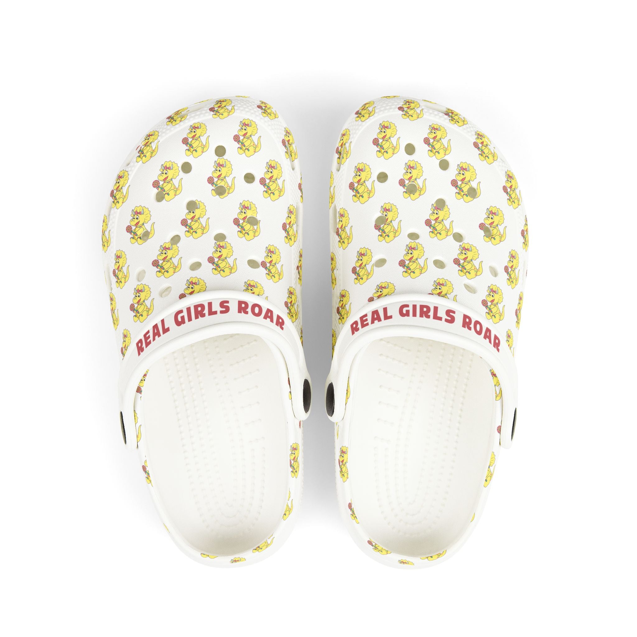 Tyra the Triceratops Fun EVA Foam Clogs