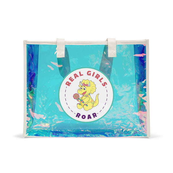 Tyra the Triceratops Beach Tote Bag