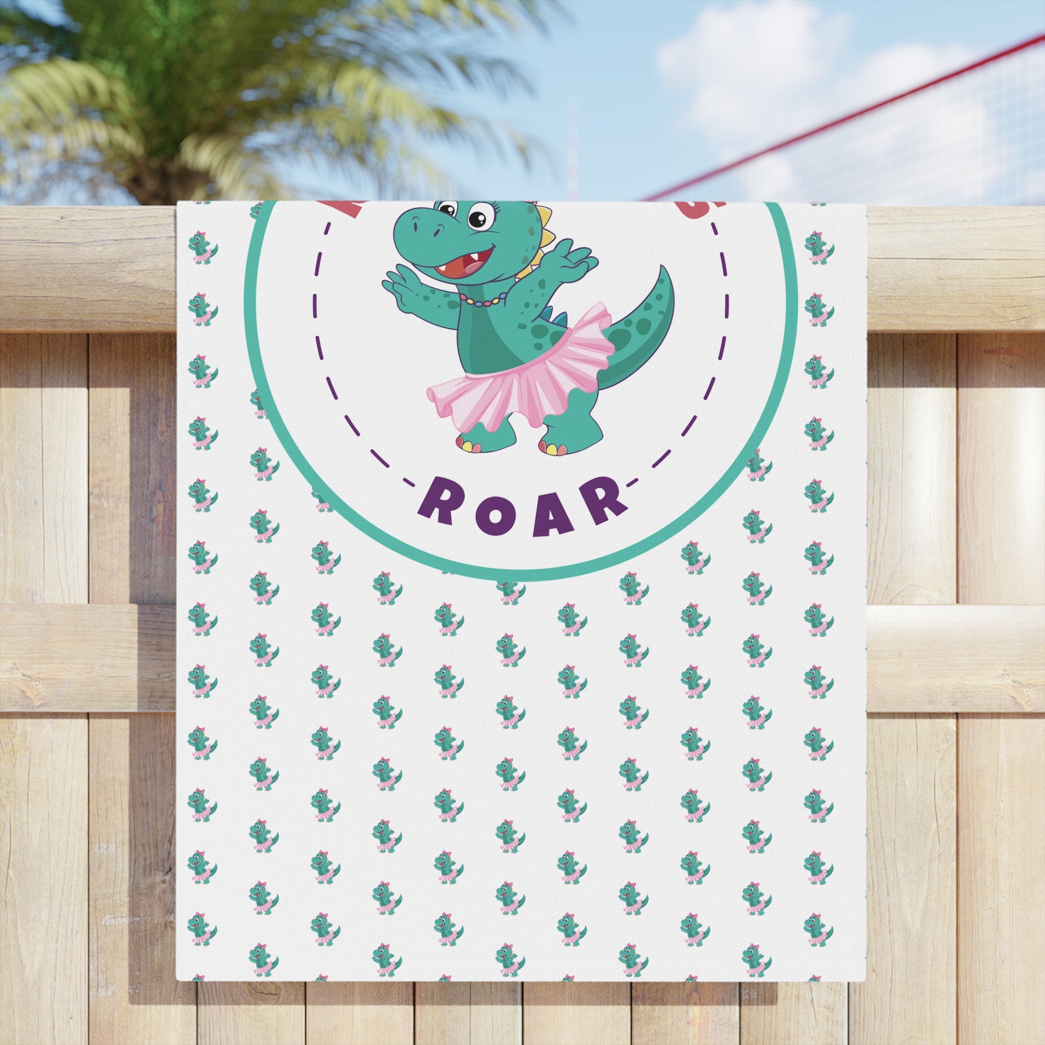 Twyla the T-Rex Beach Towel