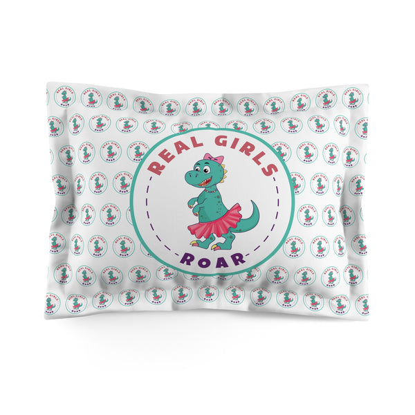 Tegan the T-Rex Microfiber Pillow Sham