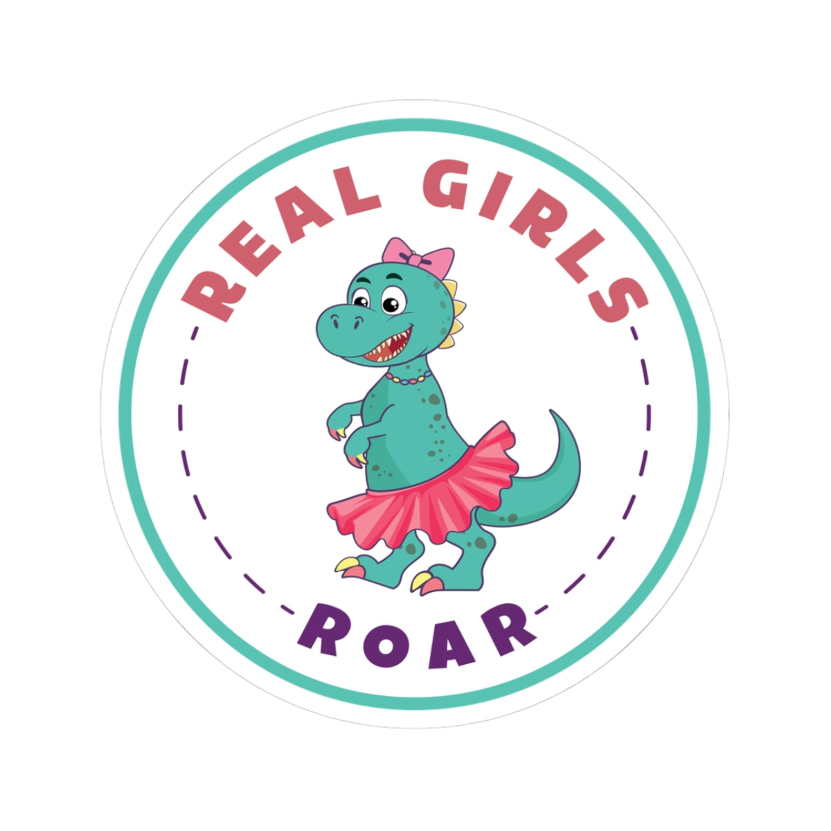 Tegan the T-Rex Sticker