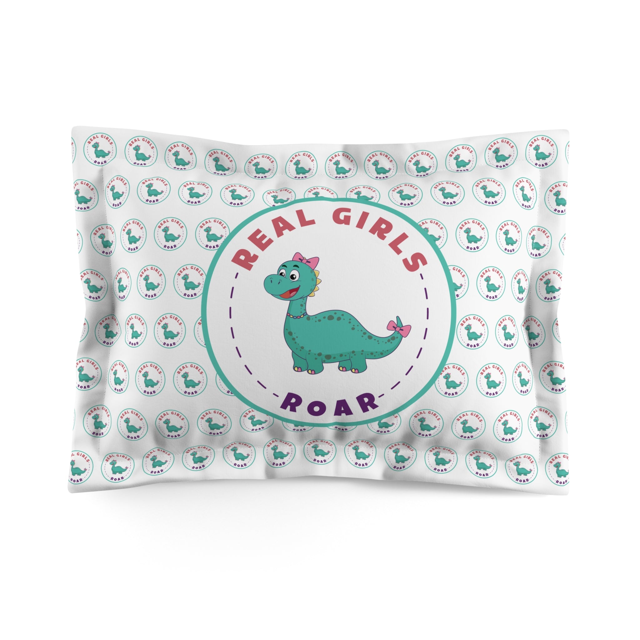 Bianca the Brachiosaurus Microfiber Pillow Sham
