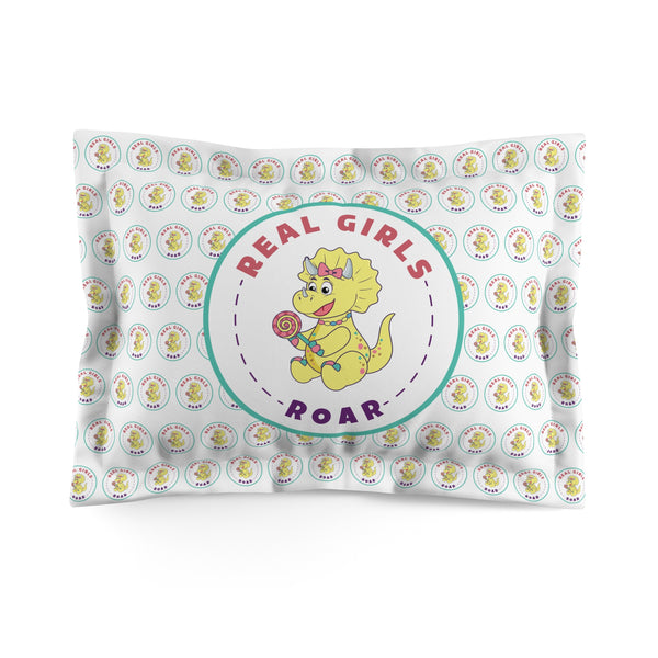 Tyra the Triceratops Microfiber Pillow Sham