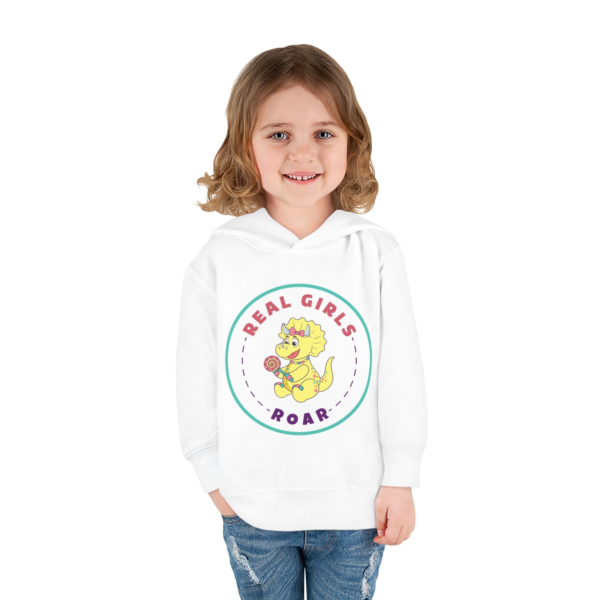 Tyra the Triceratops Toddler Fleece Hoodie