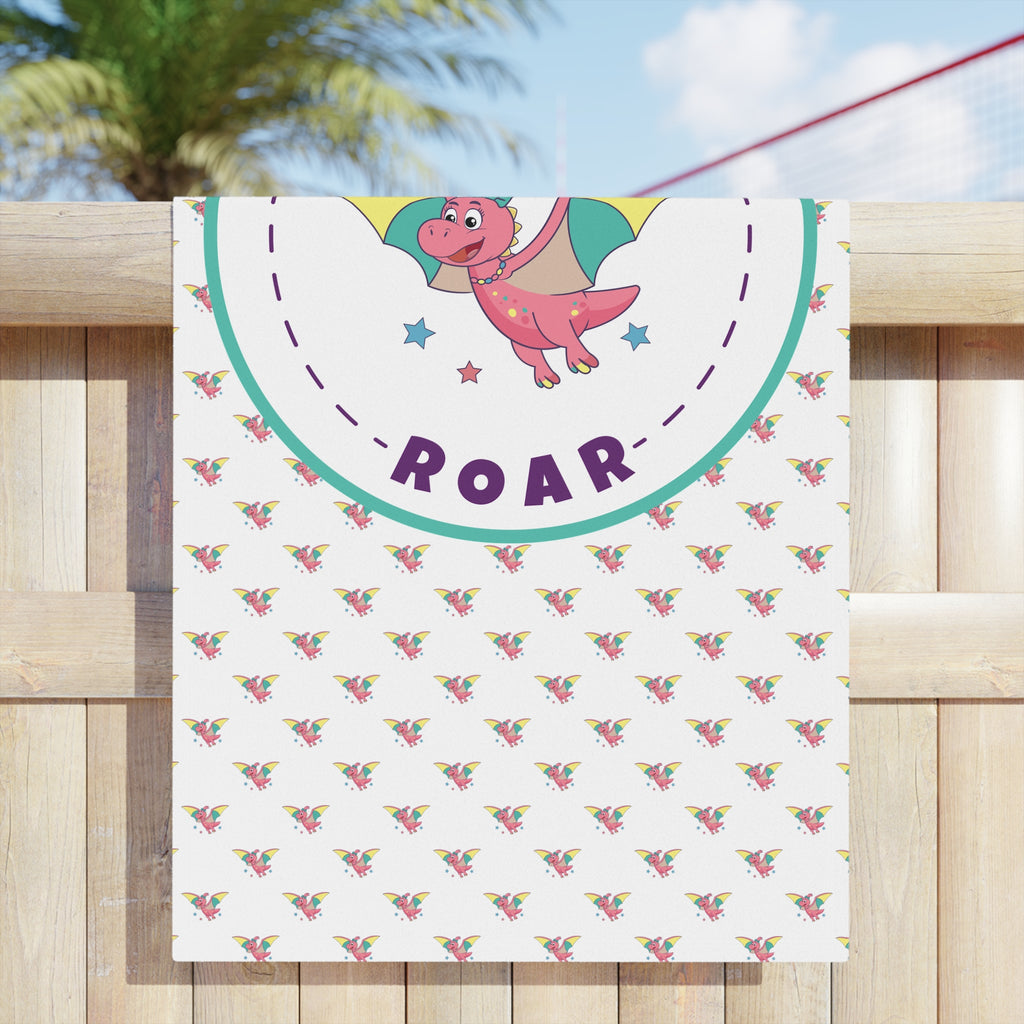 Pearly the Pterodactyl Beach Towel