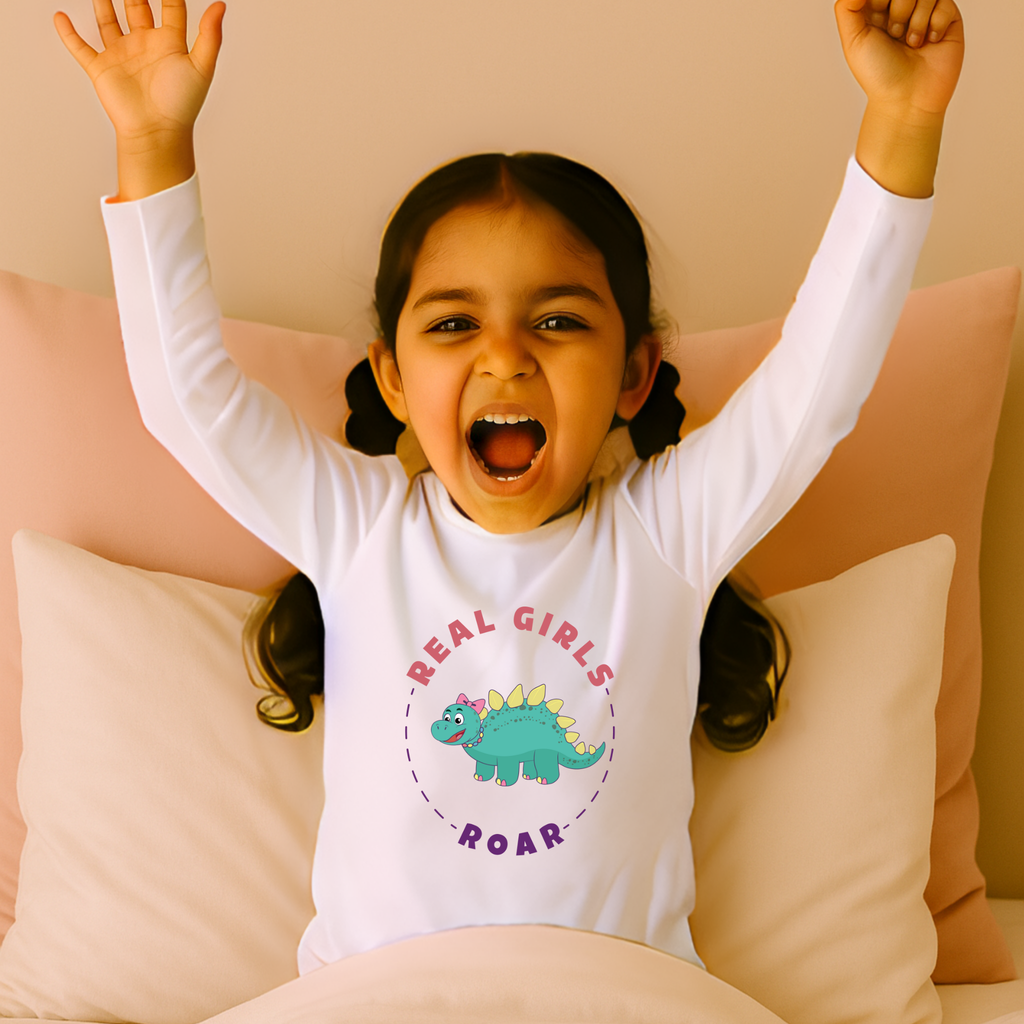 Sadie the Stegosaurus Long Sleeve Pajama Tee