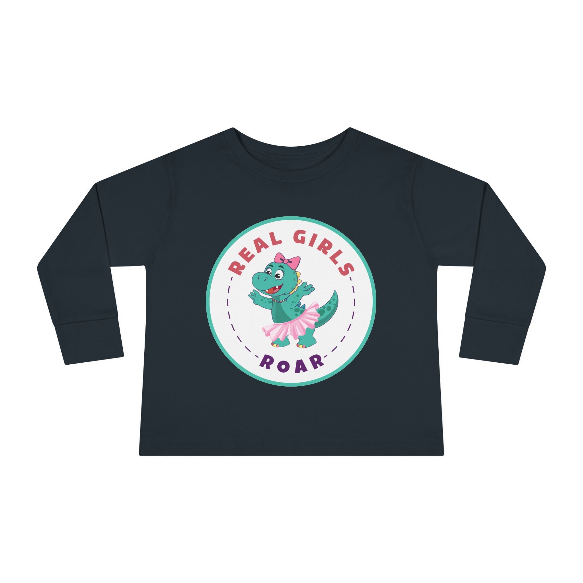 Twyla the T-Rex Toddler Long Sleeve Tee
