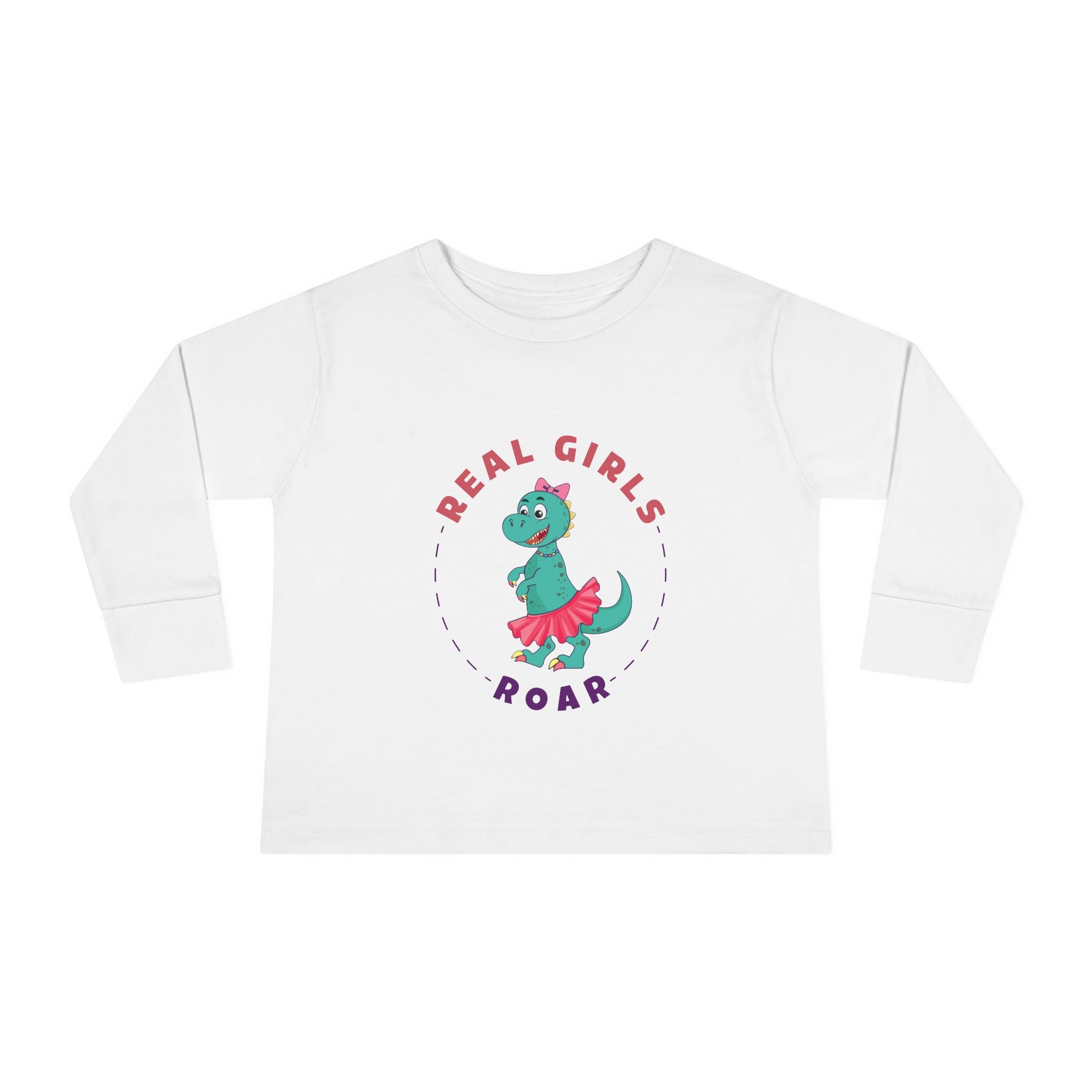Tegan the T-Rex Toddler Long Sleeve Pajama Tee