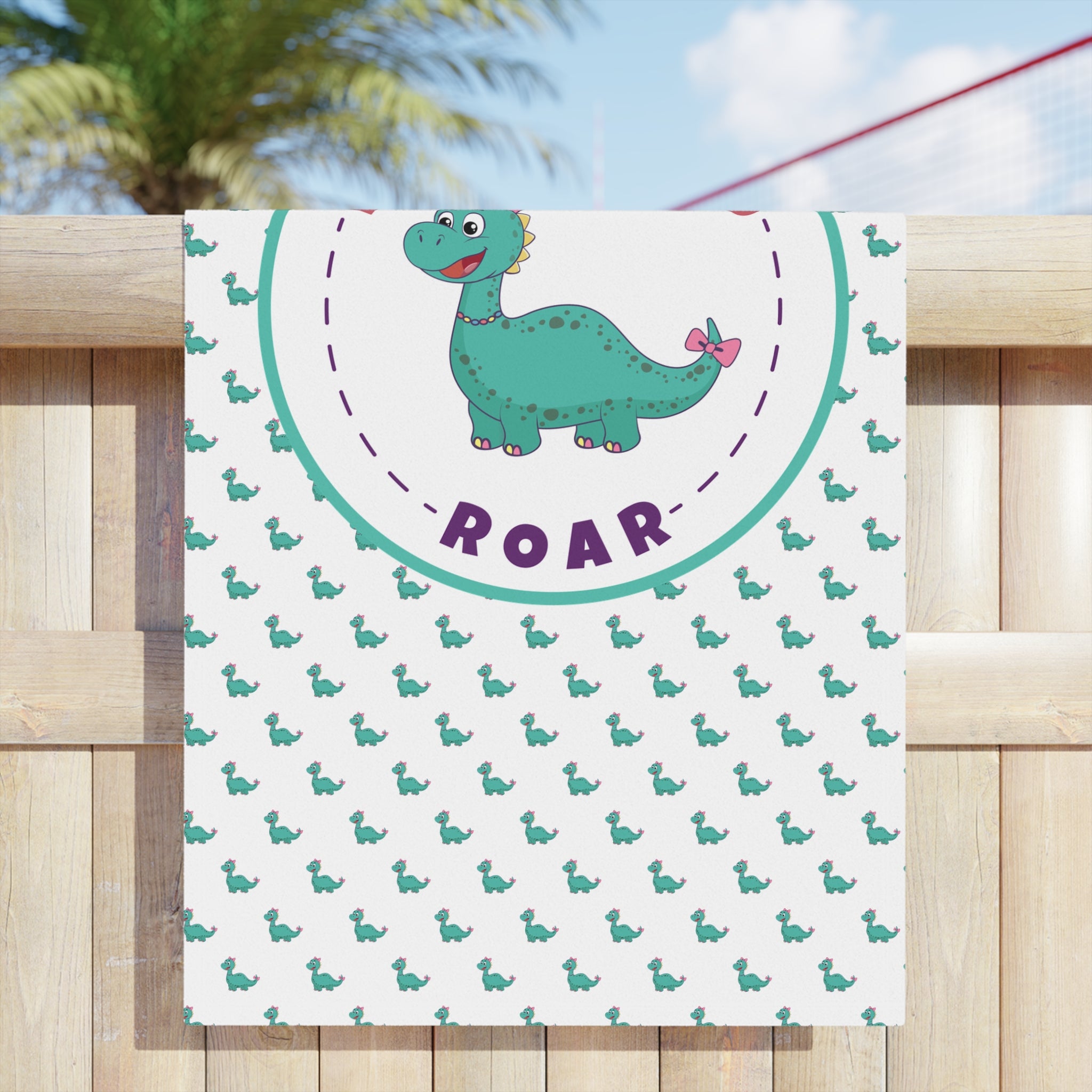 Bianca the Brachiosaurus Beach Towel