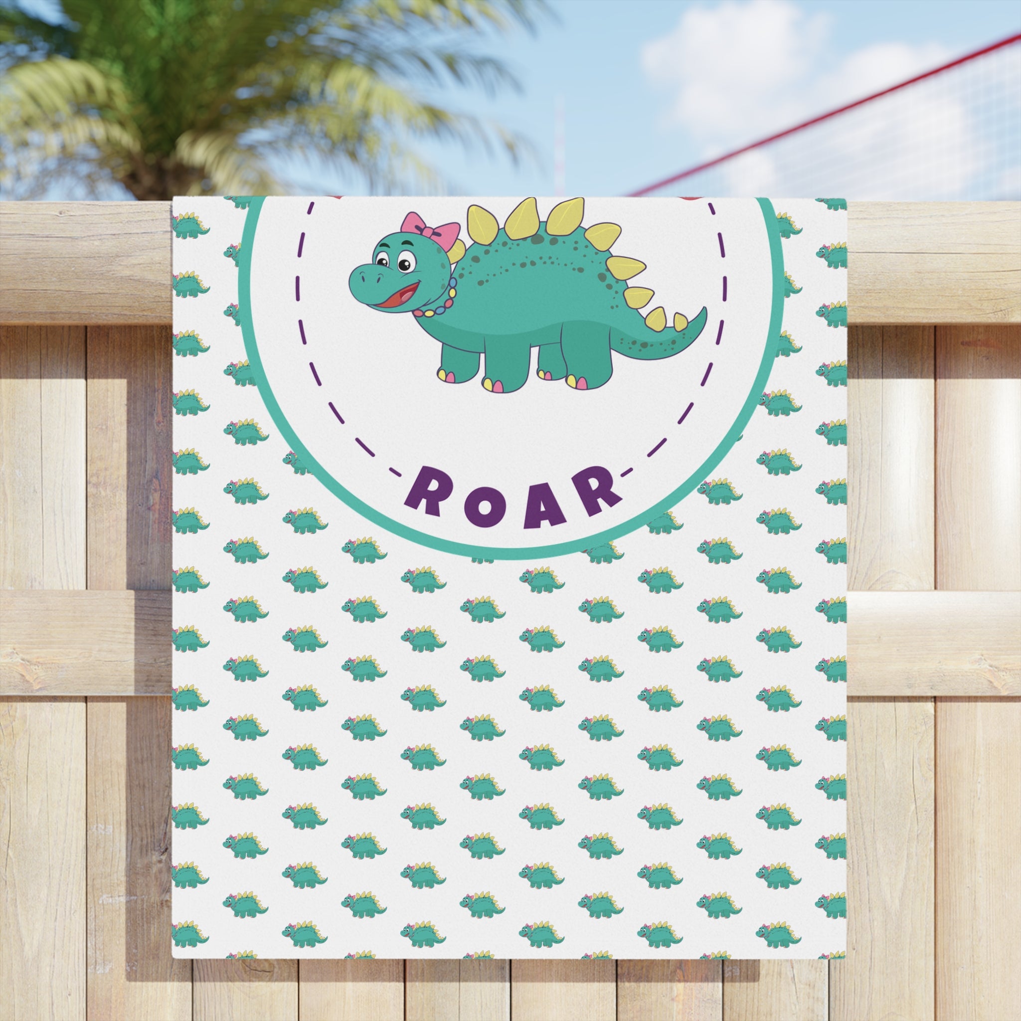 Sadie the Stegosaurus Beach Towel