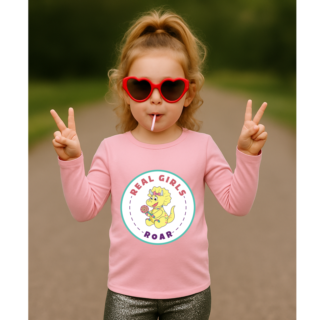 Tyra the Triceratops Long Sleeve Tee