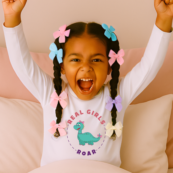 Bianca the Brachiosaurus  Long Sleeve Pajama Tee