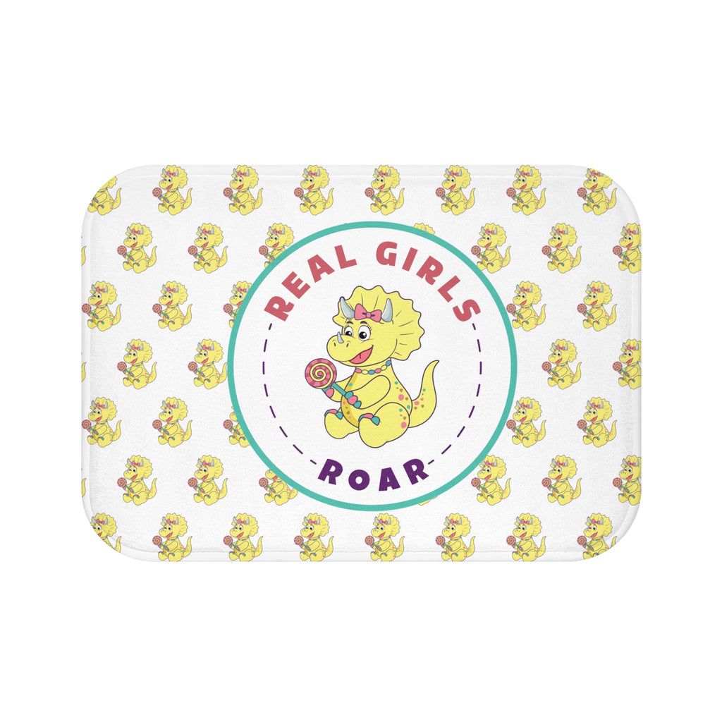 Tyra the Triceratops Bath Mat