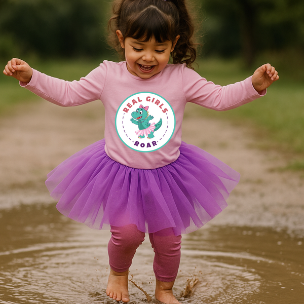 Twyla the T-Rex Toddler Long Sleeve Tee