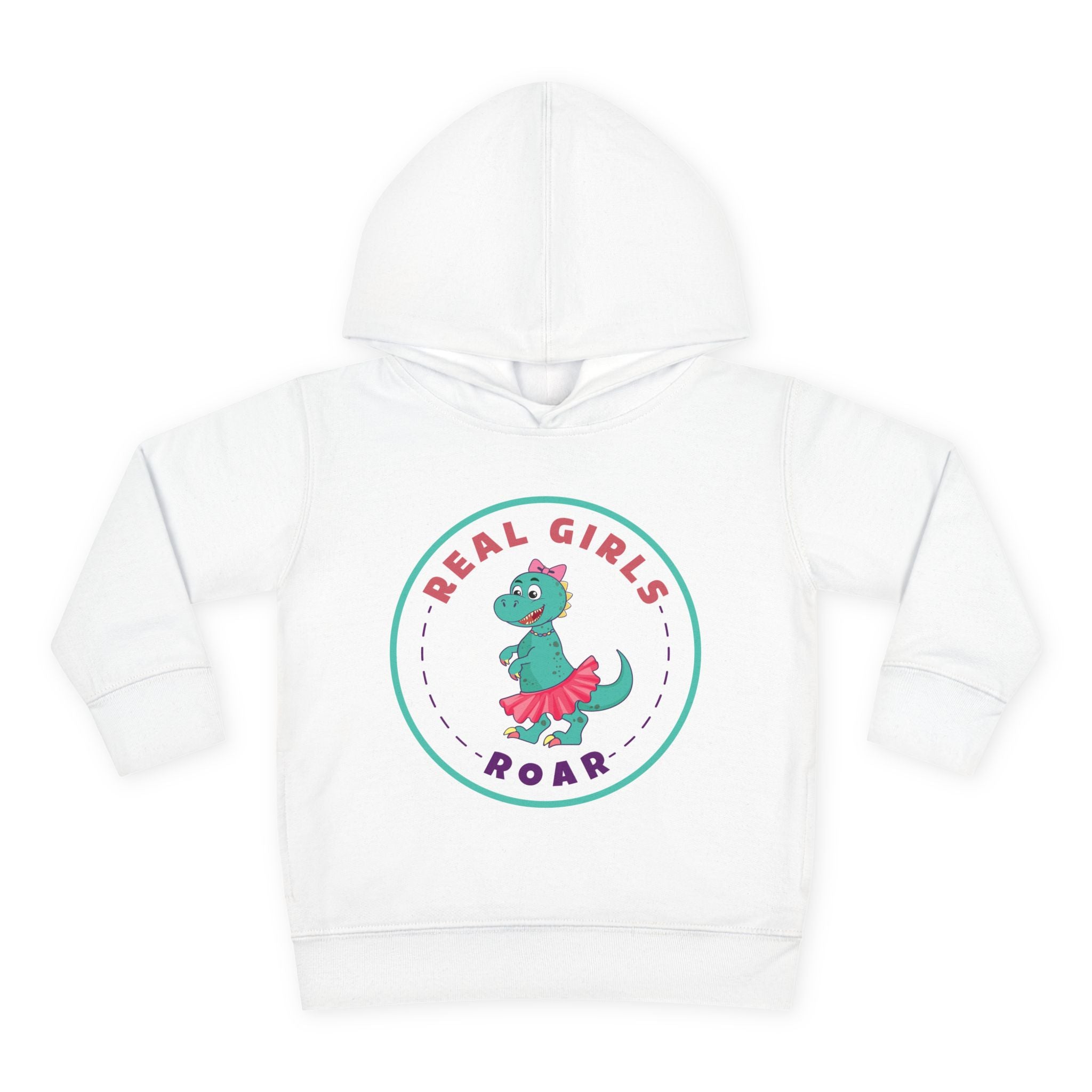 Tegan the T-Rex Kids Toddler Fleece Hoodie