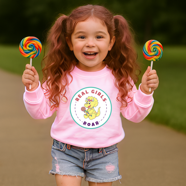 Tyra the Triceratops Kids Sweatshirt