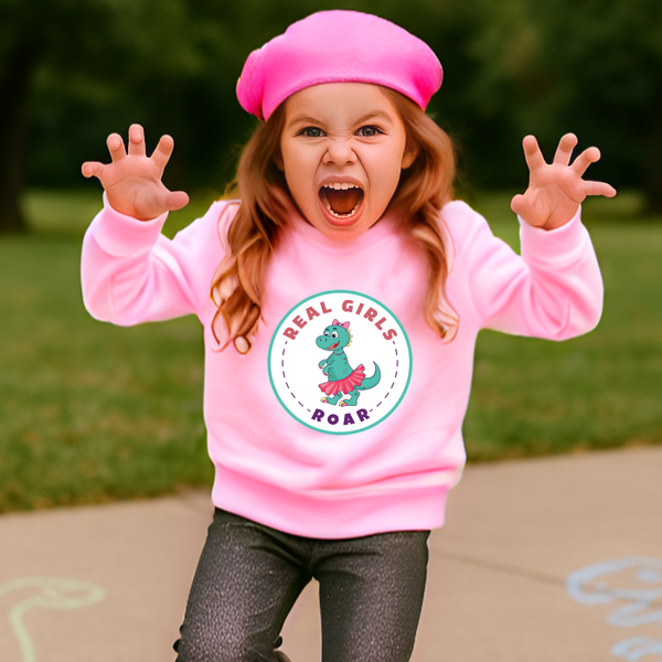 Tegan the T-Rex Kids Sweatshirt