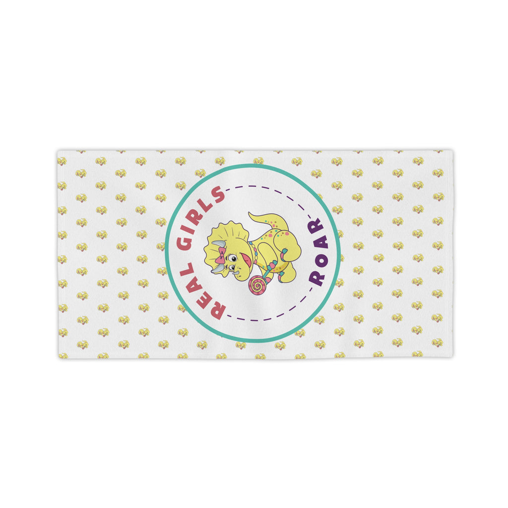 Tyra the Triceratops Beach Towel