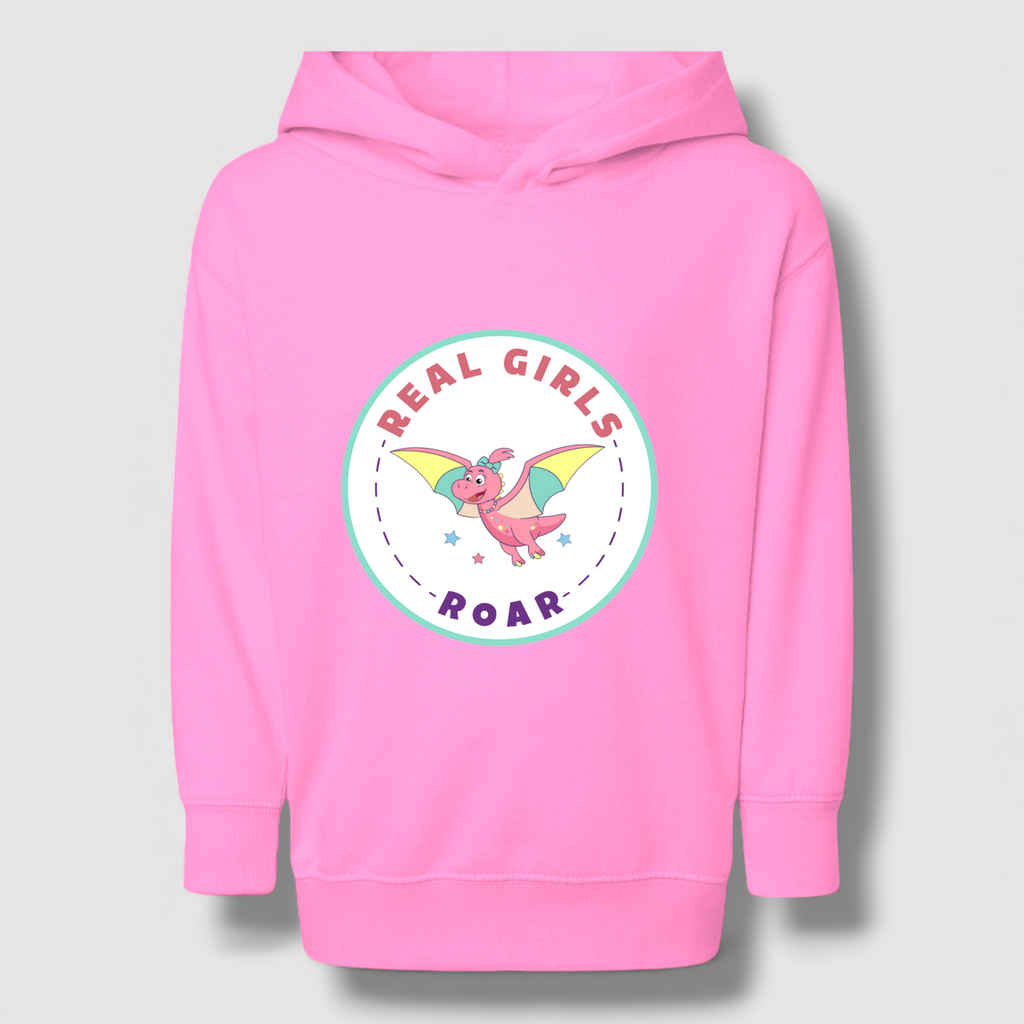 Pearly the Pterodactyl  Toddler Fleece Hoodie