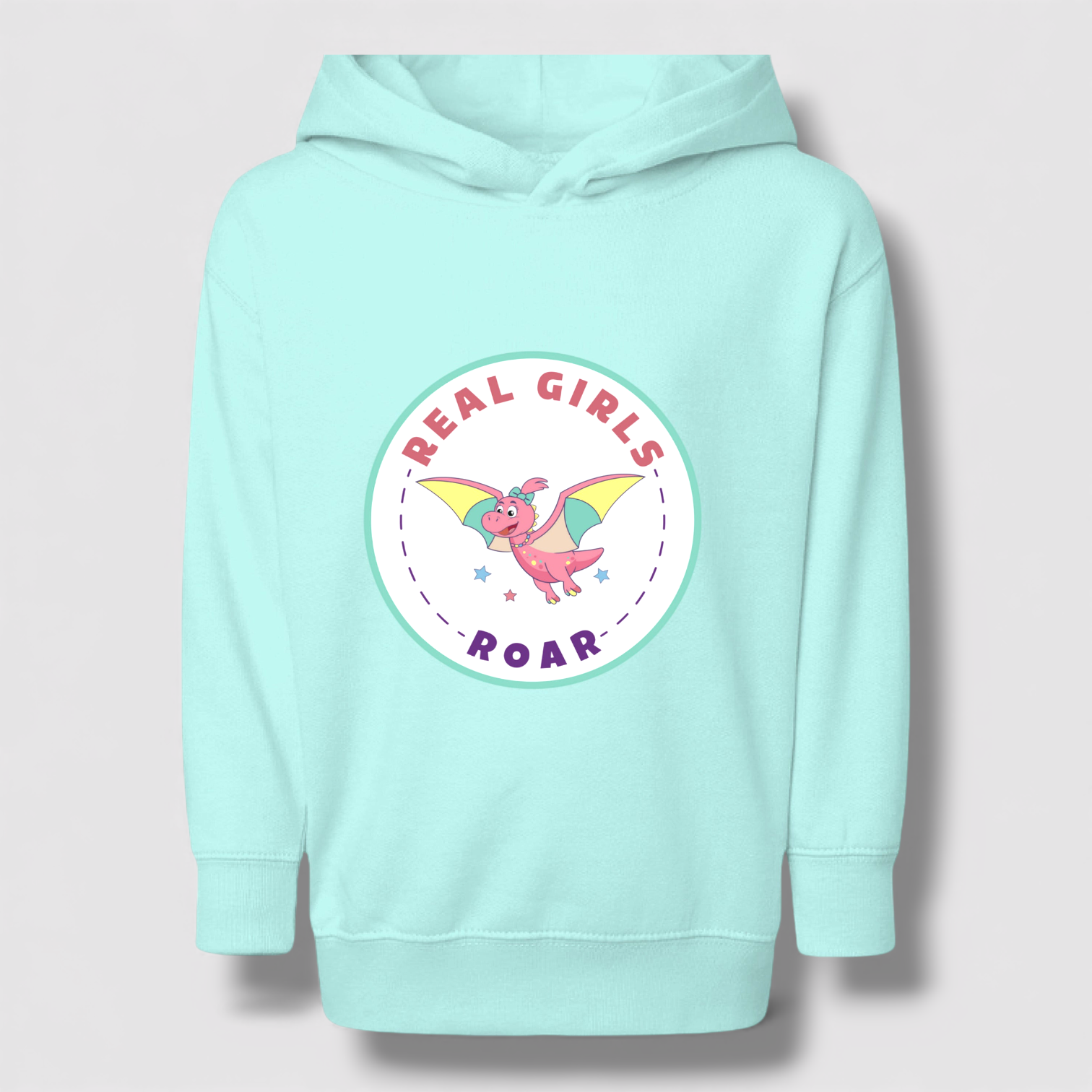 Pearly the Pterodactyl  Toddler Fleece Hoodie