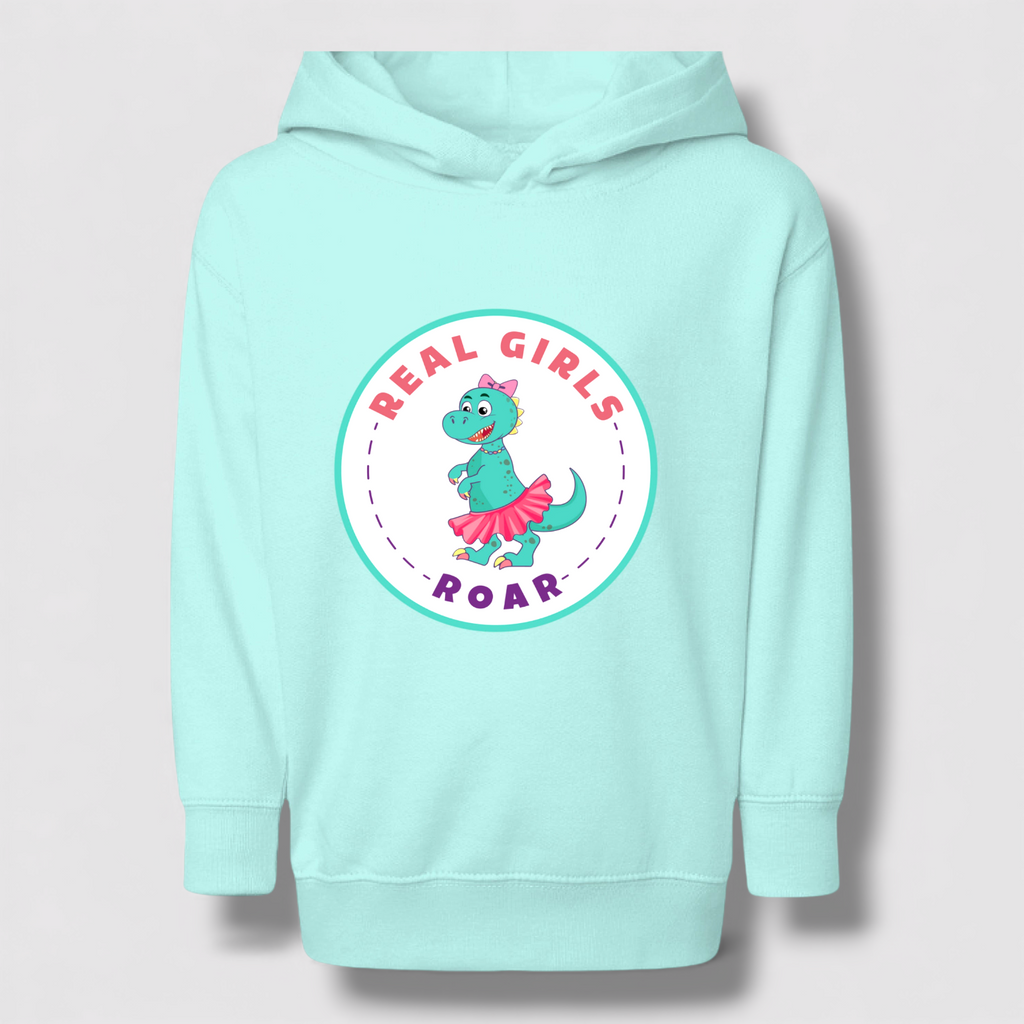 Tegan the T-Rex Kids Toddler Fleece Hoodie