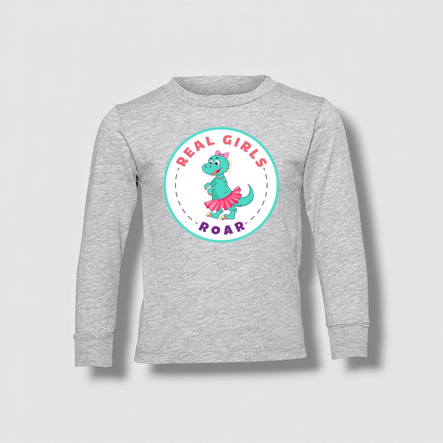 Tegan the T-Rex Toddler Long Sleeve Tee