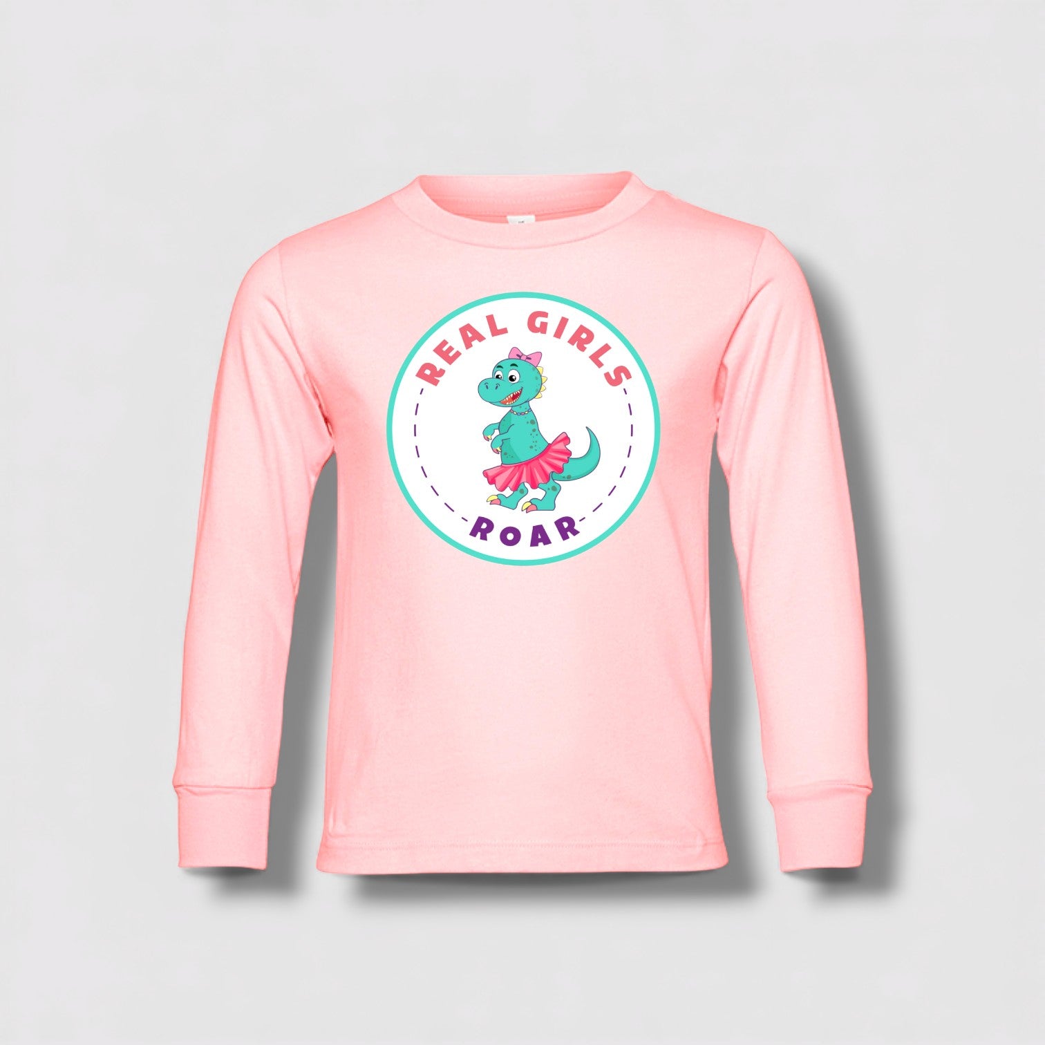 Tegan the T-Rex Toddler Long Sleeve Tee