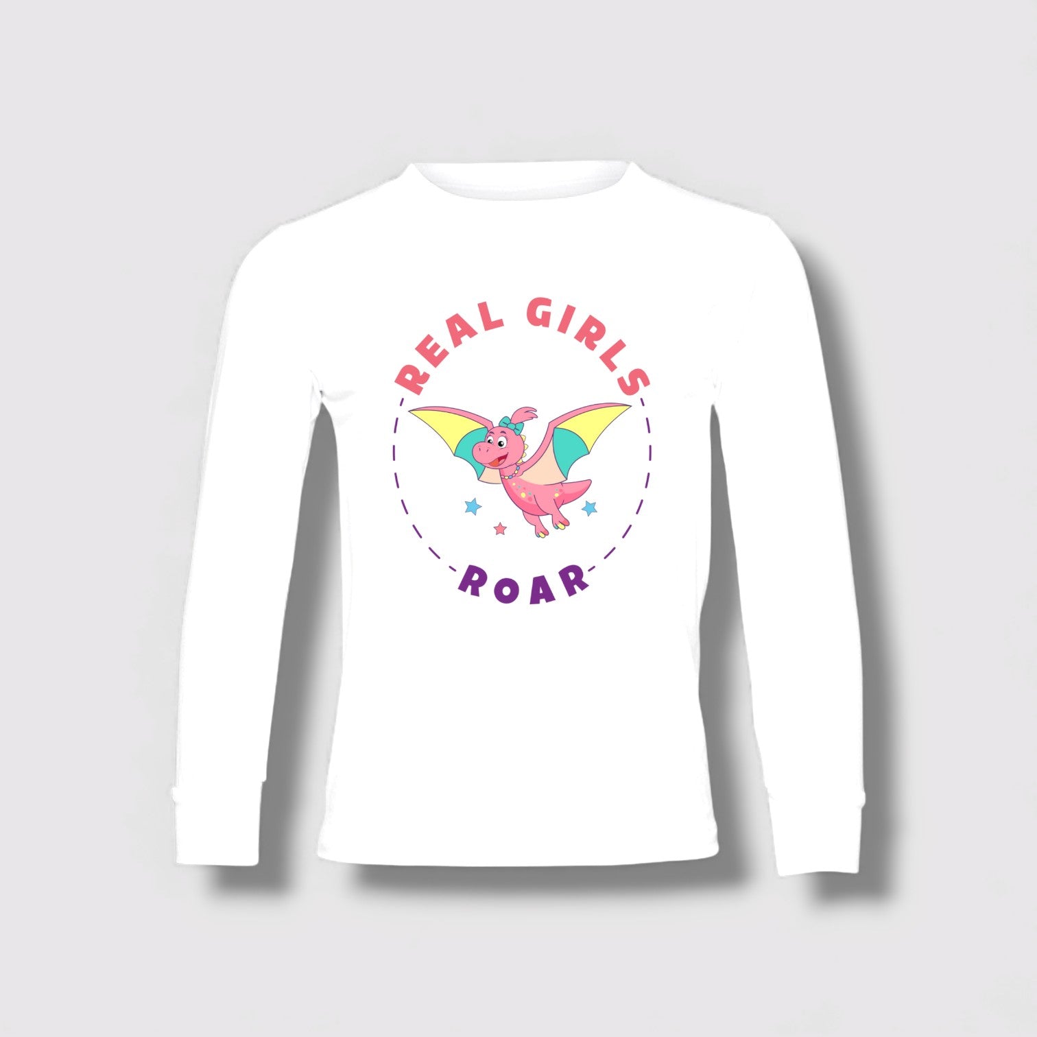 Pearly the Pterodactyl  Long Sleeve Pajama Tee