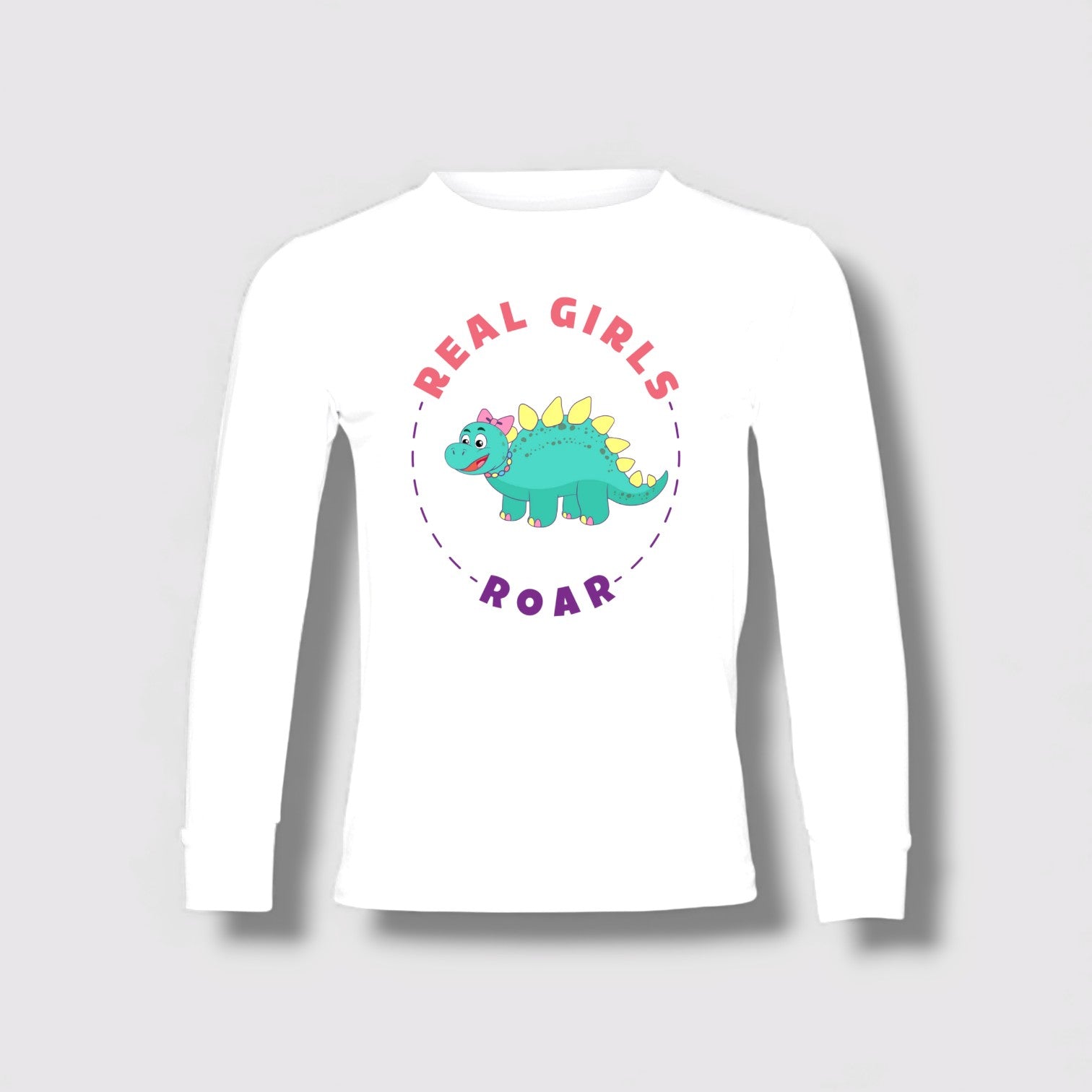 Sadie the Stegosaurus Long Sleeve Pajama Tee