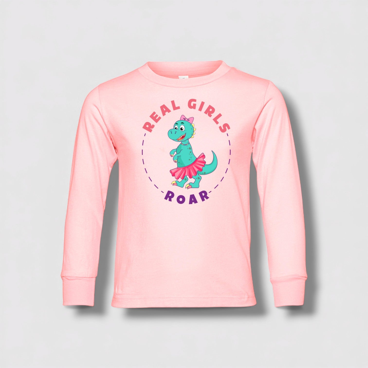 Tegan the T-Rex Toddler Long Sleeve Pajama Tee